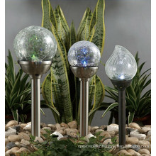 Glass Cover Waterproof Outdoor Solar Lawn Garden Lighting